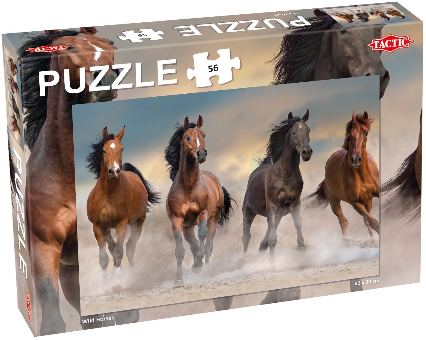 Tactic Puzzel Wild Horses 56 Stukjes - 4+ jaar