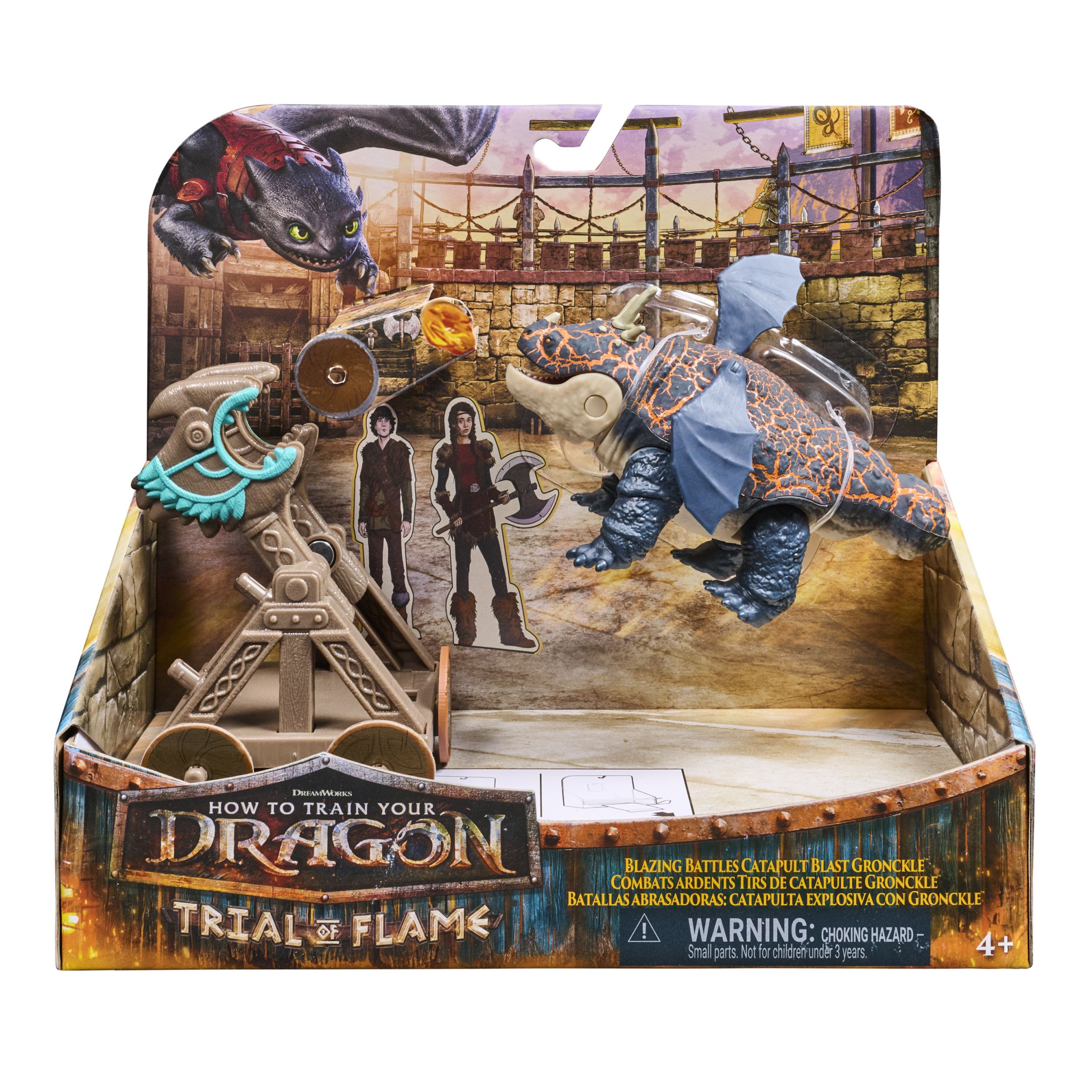 Spin Master DreamWorks Dragons Gronkel Katapult Speelset
