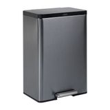 Rubbermaid Elite Roestvrijstalen Pedaalemmer, 45,4 L, Antraciet