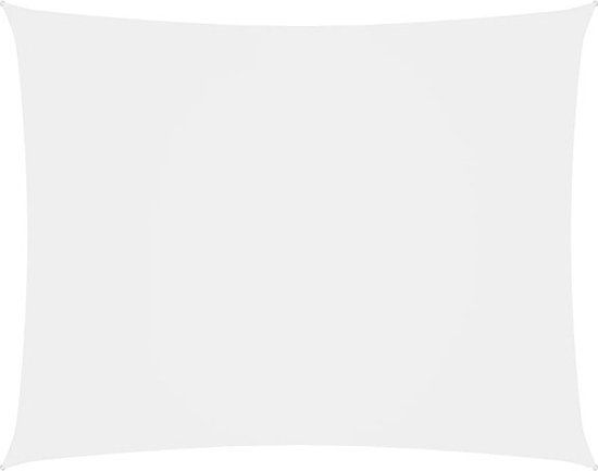 vidaXL Zonnescherm rechthoekig 3x4,5 m wit
