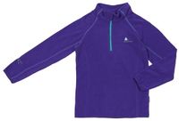 Peak Mountain Microfleece sweatshirt met halve rits voor meisjes Fafine - Fushia - 8 jaar