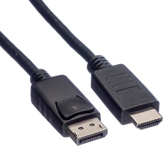Goobay DisplayPort naar HDMI kabel - 1.8 meter - Zwart