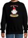 Bellatio Decorations Kersttrui/Sweater voor Kinderen - Kado Gnoom - Zwart - 110/116