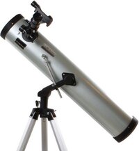 Byomic Junior Spiegeltelescoop 76/700 in Koffer - Zwart/Zilver