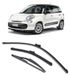 Merkloos Fiat Ruitenwisserbladen Set voor 500, 500C en 500L (2009-2023)