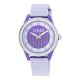 TOUS Horloges mini Levendige Womens Analoge Japanse Quartz Horloge met Nylon Armband 200351083