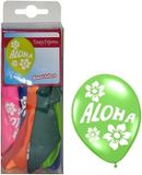 Merkloos / Sans marque Espa Nv 12x stuks Hawaii thema ballonnen Aloha 30 cm - Feestartikelen/versiering