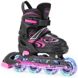 Skates en ligne réglables avec roues lumineuses pour enfants