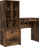 vidaXL Bureau Rook Eikenhout 115,5 x 40 x 127 cm