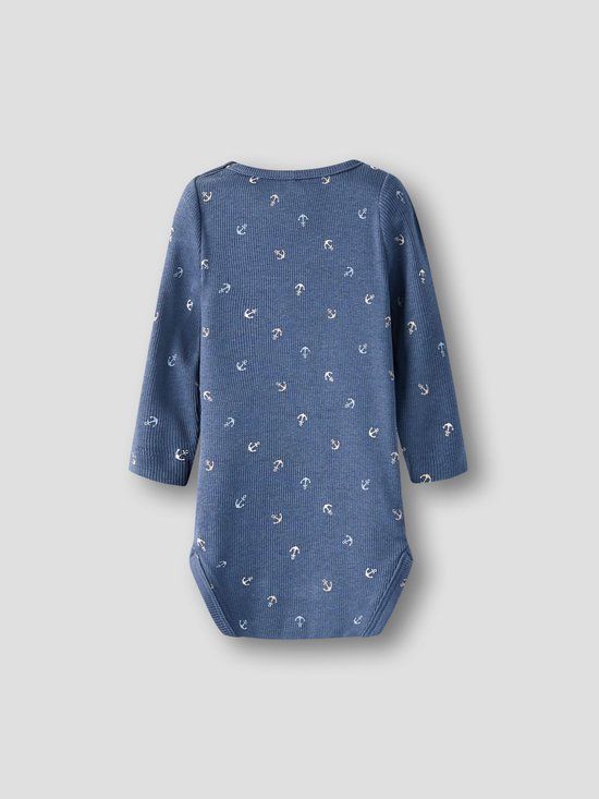 NAME IT NBMFANCHOR LS BODY Baby Bodies Vintage Indigo 74