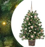 vidaXL Kunstkerstboom met 150 LED, Groen, 95 cm