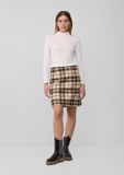 s.Oliver Rock Beige Geruit Polyester Bouclé Dames 42