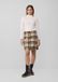 s.Oliver Rock Beige Geruit Polyester Bouclé Dames 42