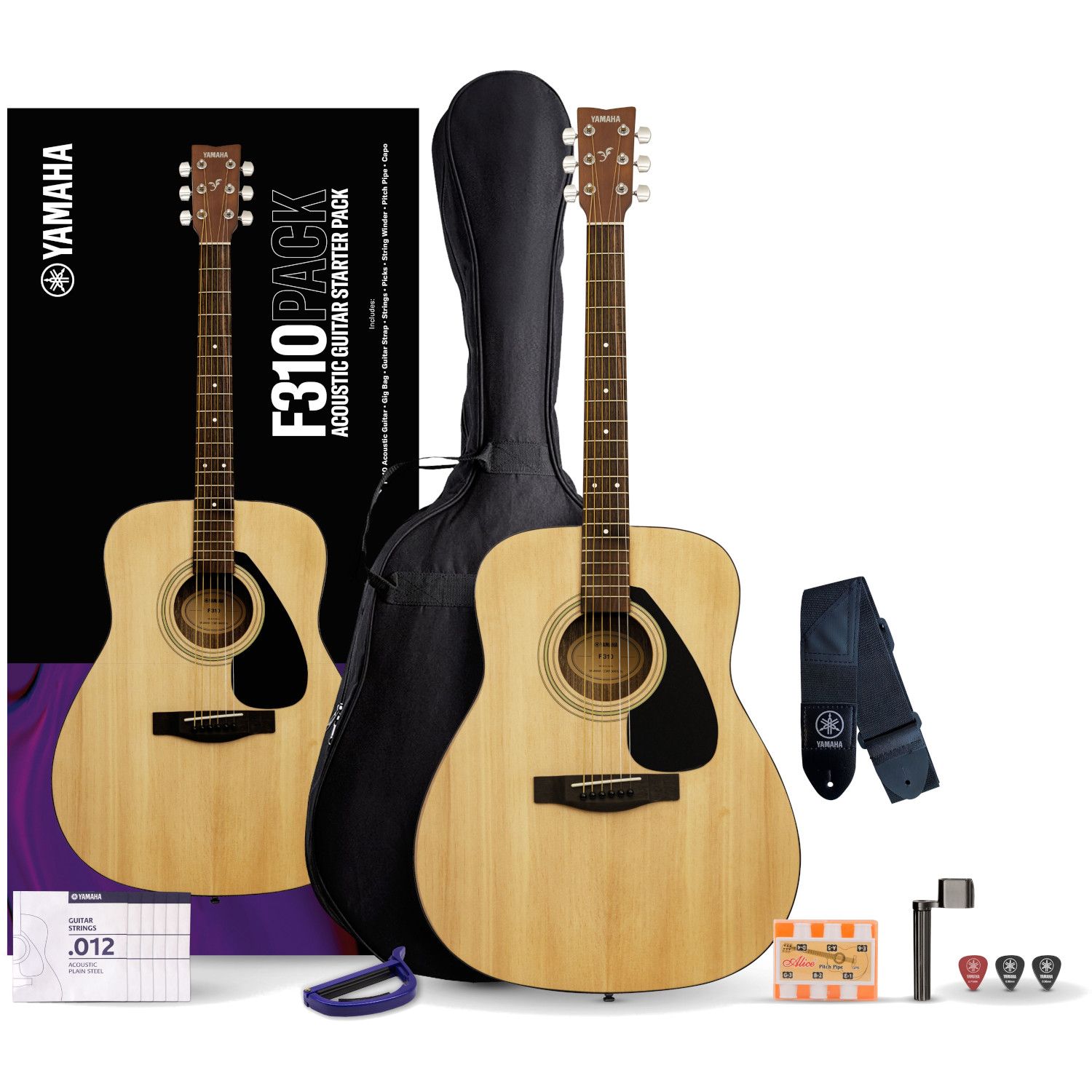 Yamaha F310 II Natural Acoustic Guitar