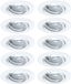 Paulmann Base Basic Set Orientable - Spot - GU10 - 10W - Blanc