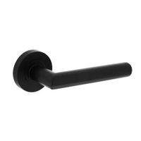 Intersteel Deurkruk Bastian op rozet ø53x8mm zwart - 8714186470626