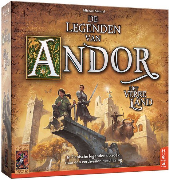 999 Games De Legenden van Andor: Het Verre Land - Coöperatief spel