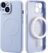iMoshion Color Backcover iPhone 15 - Lila - Siliconen Hoesje met MagSafe
