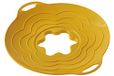 Silikomart Vapo Twist siliconen deksel met afneembaar deksel, kleur geel, afmetingen Ø 220 mm, gemaakt in Italië