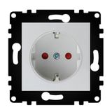 WESA PJ-08-W Schuko-stopcontact, EU-standaard, 16 A, 250 V, eenvoudige installatie met verschillende designs, zonder lijst