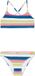 Protest Prtwirl Jr Bralette Bikini Set Meisjes Sour Green Gestreept 164