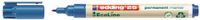 edding 25 Ecoline permanent marker - blauw - 10 stiften - fijne ronde punt 1 mm