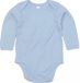 Babybugz Baby long Sleeve Bodysuit Dusty Blue 3 - 6 Maanden