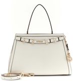 GUESS Dovie Satchel Cream White schoudertas handtas