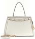 GUESS Dovie Satchel Cream White schoudertas handtas