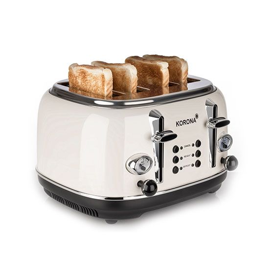 Korona 21676 - Broodrooster - Zwart, Crème