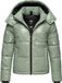 Ragwear Winterjas 'Roobie' lichtgroen / zwart