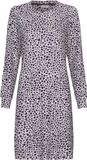 Pastunette - Nachthemd - Purple Pebbles - Fleece - Paars/Grijs - Maat 52