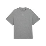 PUMA Fundamentals Oversized T-shirt voor heren M, Medium Gray Heather