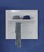 Kito GD: romp wit decor, Abs.blende wit HG, garderobepaneel, 184543801-P modern 93 x 84 x 27 cm wit