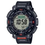 Casio PRO TREK PRG-340-1 Montre Homme Solaire Numérique Noir/Rouge