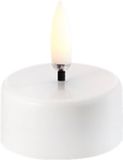 Uyuni Lighting Uyuni theelichtje wit - Ø 4 cm x H 2,1cm - Led - incl. Batterij