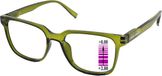 Vista Bonita Leesbril Cubo progressief Army Green +3.00