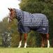 Weatherbeeta Outdoor paardendeken met afneembare halsbedekking Saxon Defiant 600D Combo 300g Bleu