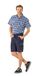 Planam Canvas 320 shorts blauw