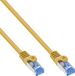 InLine Patchkabel, Cat.6A, S/FTP, TPE (LSZH), CCA, geel, 10m