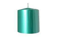 Nataluna Tiffany metalen stompkaars 10 x 15 cm