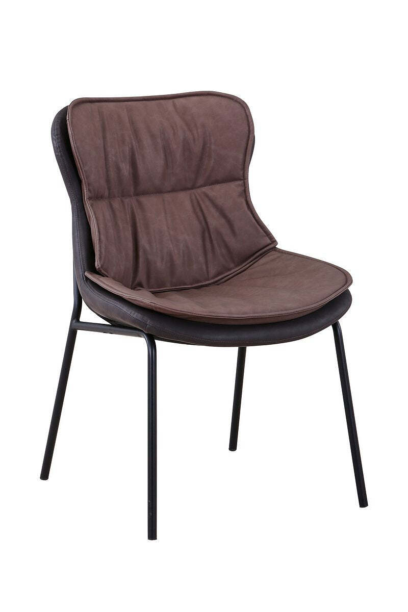 Lalee Avenue Lalee Avenue Brady 225 stoel (LxBxH) 64 x 54 x 84 cm - Light Brown / Dark Brown