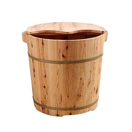 XXF-Shop Voetbad, Wooden Foot Bath Barrel, glad en delicaat Pedicure Vaten Pedicure Bowl Spa Massage for het weken Voeten Massager Foot Tub