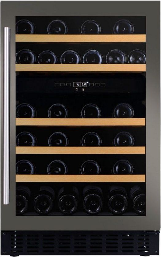 Dunavox Flow-38 Wijnkoelkast - 38 Flessen - 2 Zones - Zilver