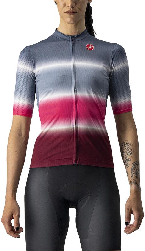 Castelli Dolce Jersey Dames - blauw/rood - 2022