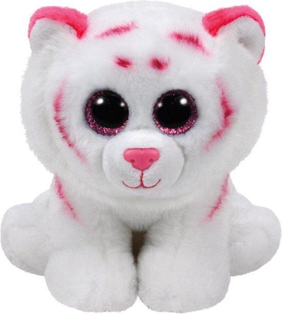 TY Beanie Boo Tabor, Tiger pink weiss 33cm