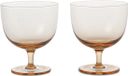 Ferm Living Host verres à eau - Set de 2 - Blush