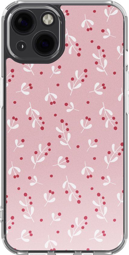 imoshion Hoesje - Geschikt voor Apple iPhone 13 - Design hoesje - Berries Blush