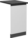Vicco R-Line Vaatwasserfrontpaneel – 45 cm, WB Antraciet Wit