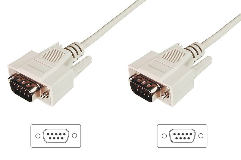 Digitus AK-610107-030-E - 3m Beige Cable